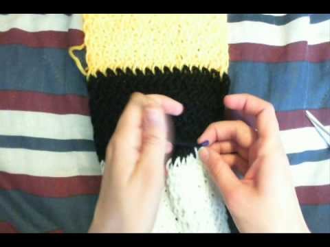 How to Finish. Cast Off a Knit Loom Scarf