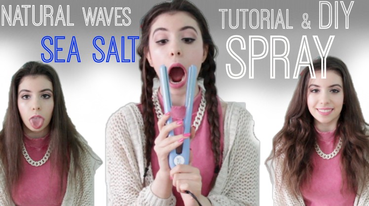 How To Get Naturally Wavy Hair + DIY Sea Salt Spray!