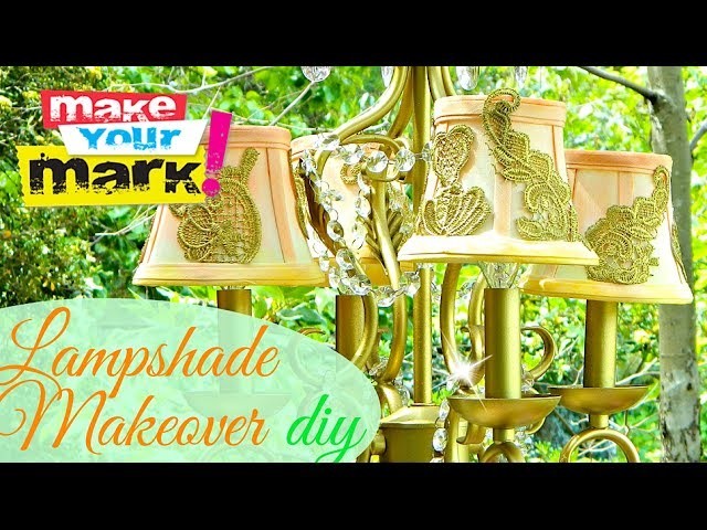 How to: Lampshade Makeover DIY
