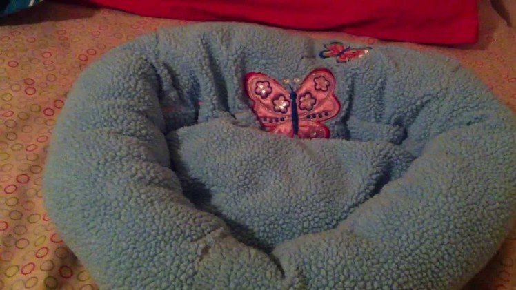 How to make a cat or dog bed out of a sweater or T-shirt