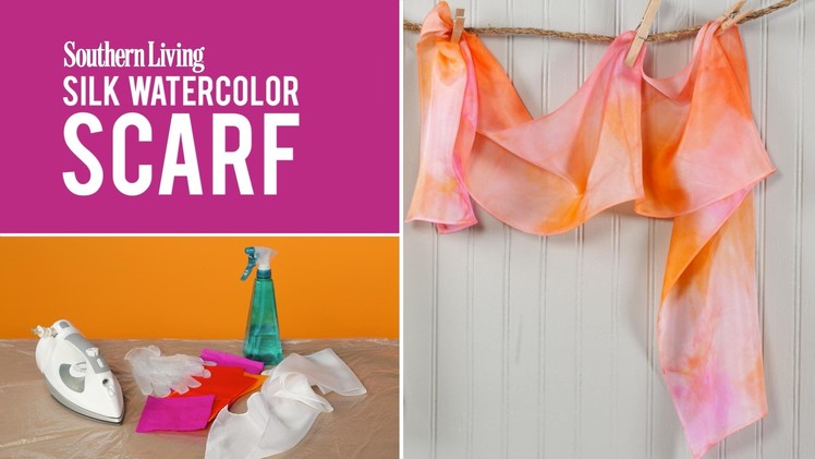 How To Make a Mother’s Day Silk Watercolor Scarf