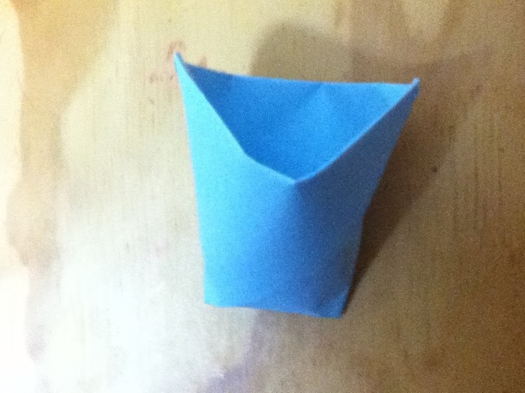 How to Make a Paper Cup - Origami Cup - Step by Step Instructions - Easy Folds - Cup Will Hold Water