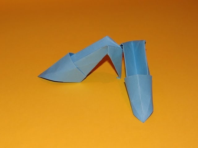 How To Make Origami High Heels