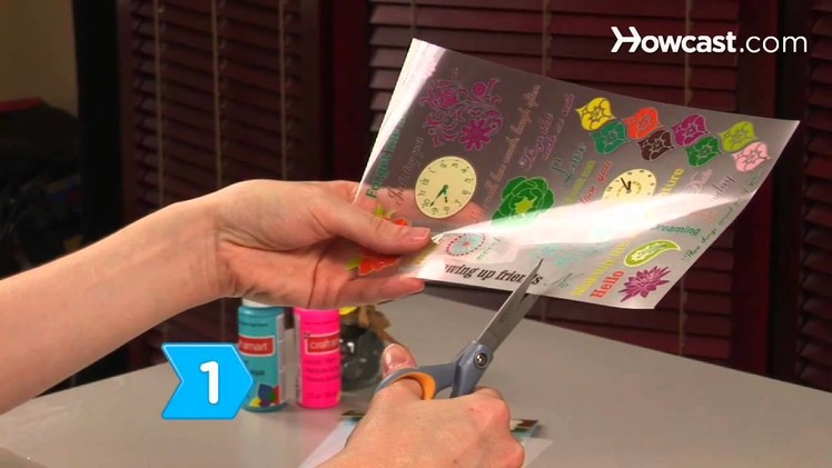 How to Use Rub-On Stickers in Scrapbooking