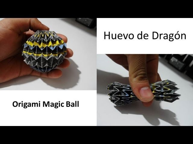 Huevo de Dragón (Magic Ball) Origami