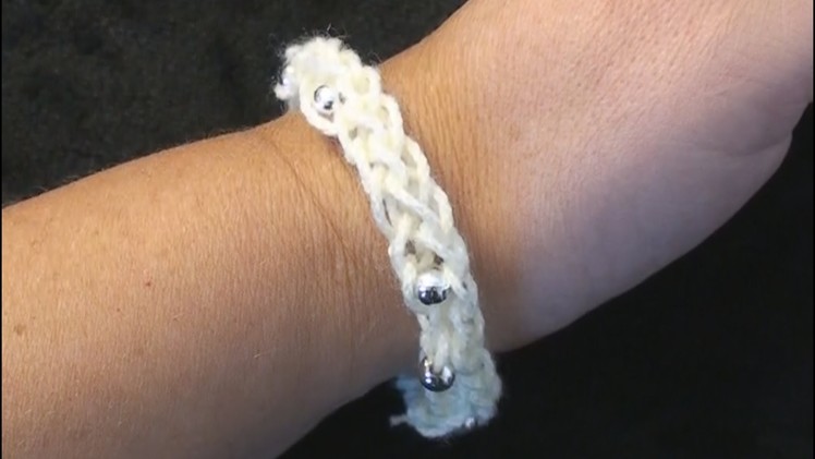 I-Cord Friendship Bracelet Crochet - Left Hand Crochet CrochetGeek