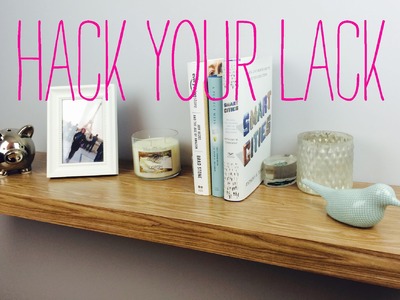 Ikea Hack - Lack Shelf DIY with Contact Paper