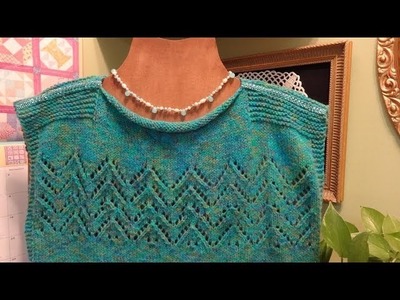Knit - Crochet  a Square or Rectangle into a Beautiful Sweater You will Love to Wear. Episode #12