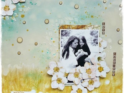 'Love' scrapbooking layout for My Creative Scrapbook Kit Club
