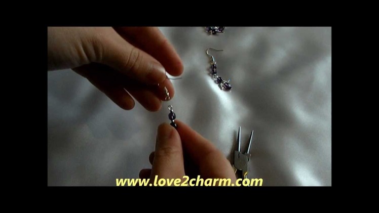 Love2charm: How to make beaded Angel Earrings