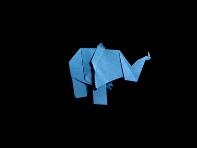 Origami Elephant (easy) - Tutorial [HD]