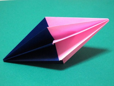 Origami - How to make a Diamond (Christmas Decoration)
