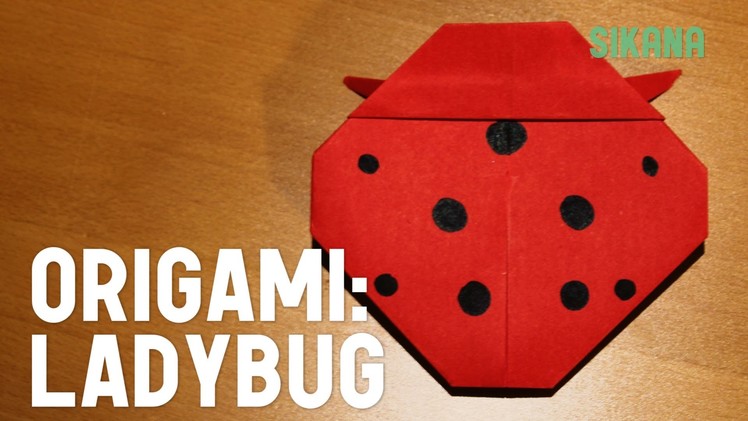 Origami: How to Make a Ladybug