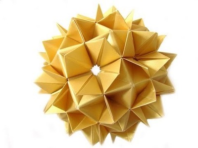 Origami spike ball
