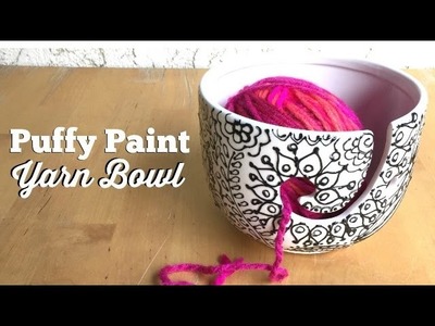 Painted Yarn Bowl || Fired Ceramics