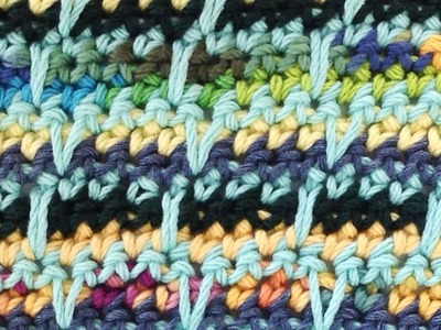 Stitch Repeat Long Single Crochet Free Crochet Pattern - Right Handed