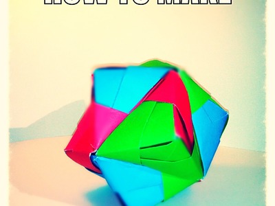 Super Easy Origami Ball For Beginners