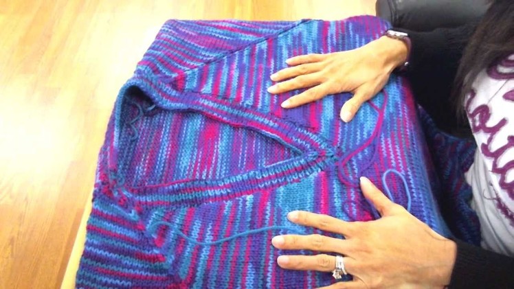 Tii Casa Knitting Tip - Joining Raglan Sleeves