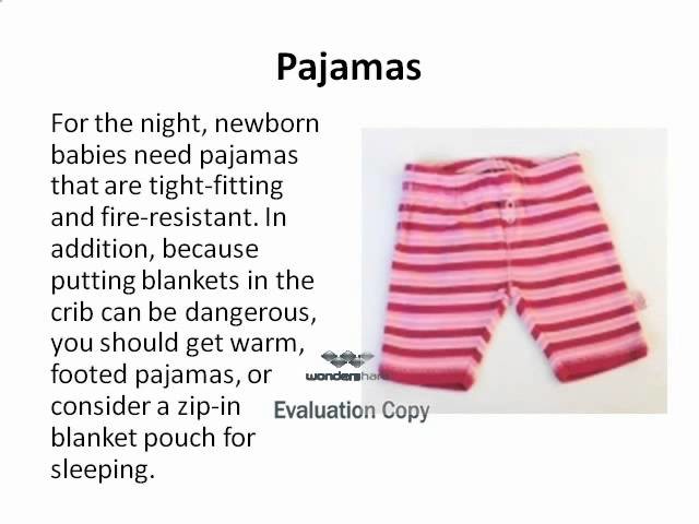 Types of Newborn Baby Clothes