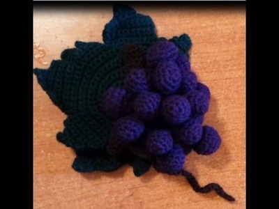 Uva all'uncinetto - amigurumi - tutorial crochet grape crochet