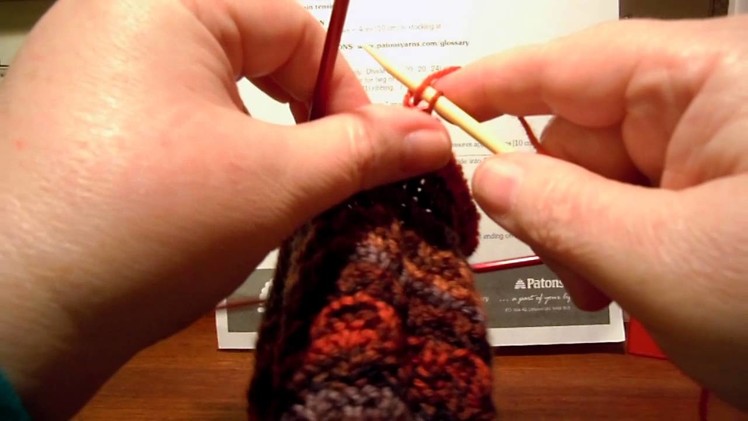 Yoga Socks Knit-Along #11 - Cast Off 36 Stitches In Ribbing