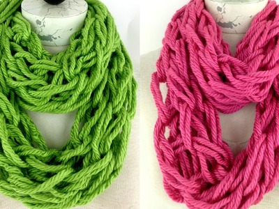 Arm Knit Scarf with Hometown USA
