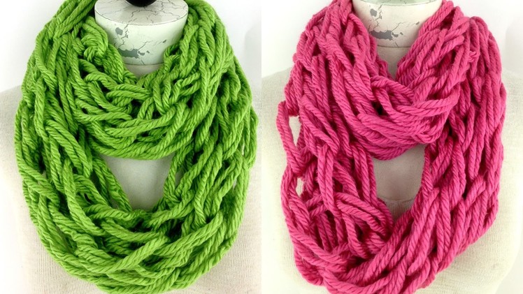Arm Knit Scarf with Hometown USA