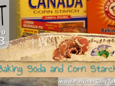 Baking Polymer Clay on a Bed of Baking Soda or Cornstarch