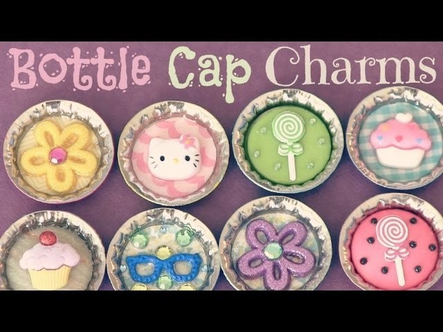 BOTTLE CAP pins, magnets & charms - How To - Recycle