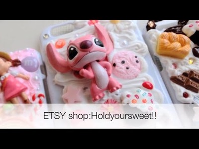 Bubblecandy's DIY decoden phone case tutorial with Stitch