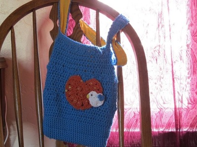 Crochet Hobo Bag part 2
