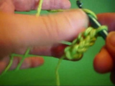 Crocheting a double chain aka foundaition slip stitch
