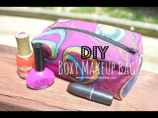 DIY Boxy Makeup Bag (Highly Requested)