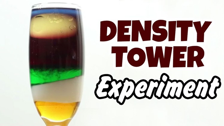 DIY Easy Science Experiment | Amazing Science Experiments |  Density Tower Experiment