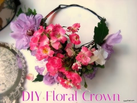 DIY Floral Crown - Easy Tutorial !