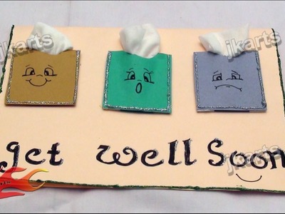 DIY Get well soon Greeting Card JK Arts 178