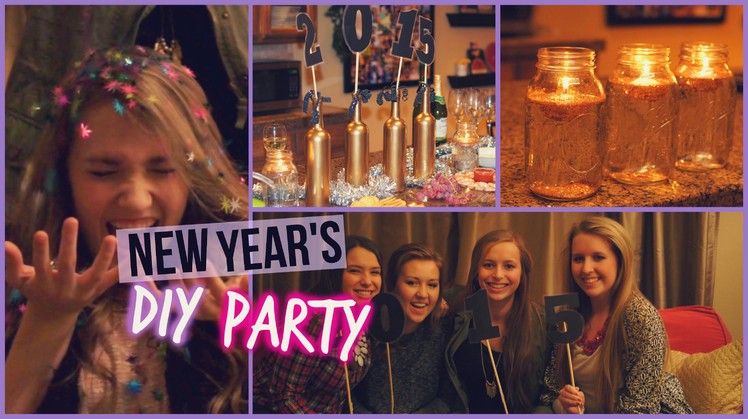 DIY New Year's Party: Snacks & Decorations!