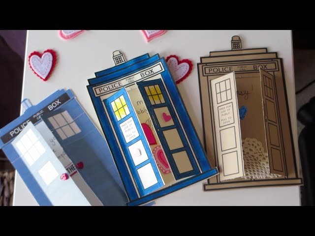 DIY: TARDIS Valentine's Day Cards ♥