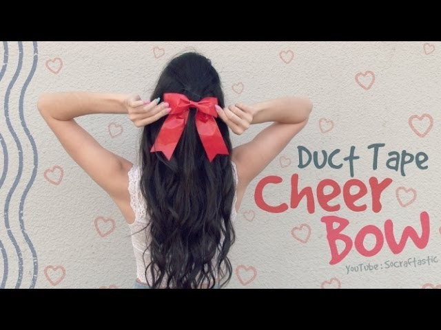 Duct Tape Cheer Bow - Hair Bow How To