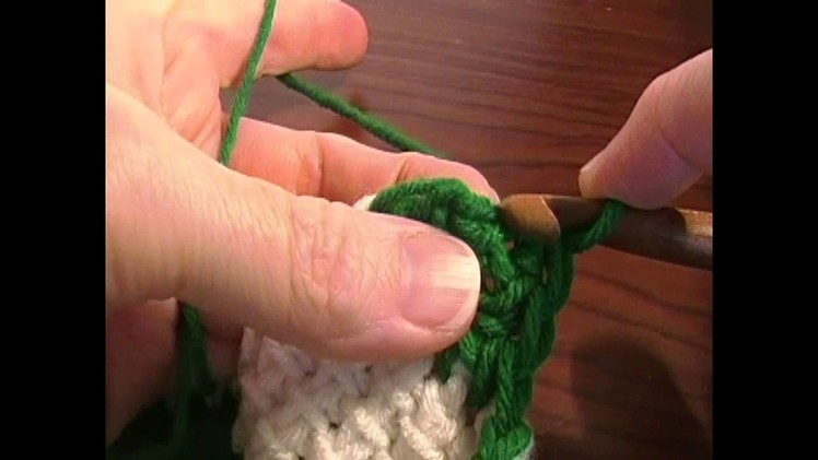 Entrelac Crochet Blanket, Part 17, corner 2