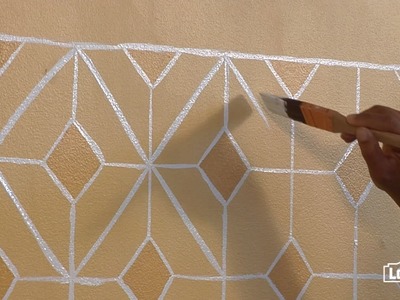 How to Create a Faux Hand Painted Tile Backsplash