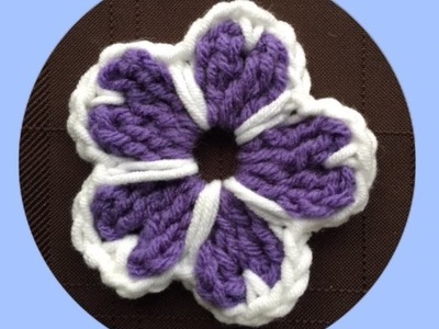 How to Crochet a Flower Pattern #43 │by ThePatterfamily