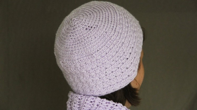 How to crochet a hat - video tutorial with detailed instructions.