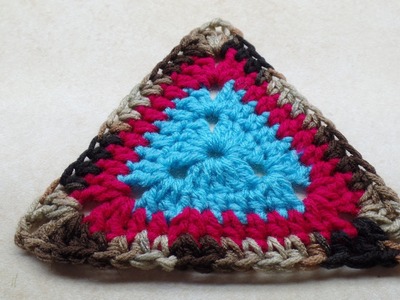 How To #Crochet Granny Triangle EASY Crochet #TUTORIAL #DIY FUN