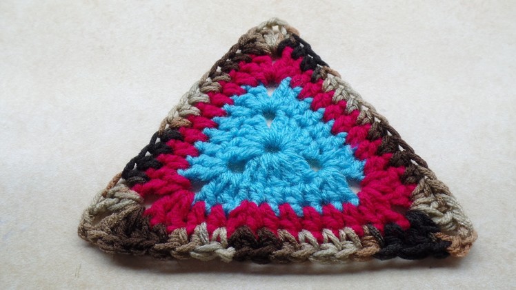 How To #Crochet Granny Triangle EASY Crochet #TUTORIAL #DIY FUN