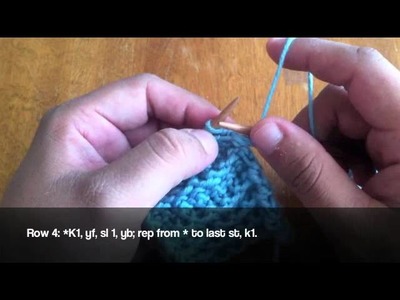How to Knit the Basket Rib Stitch