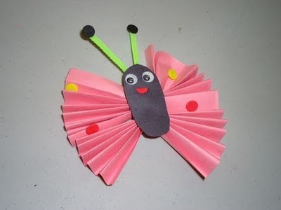 How to make a construction paper butterfly - EP