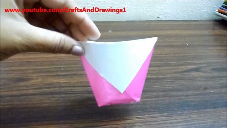 How to make an Origami Cup very easily. .