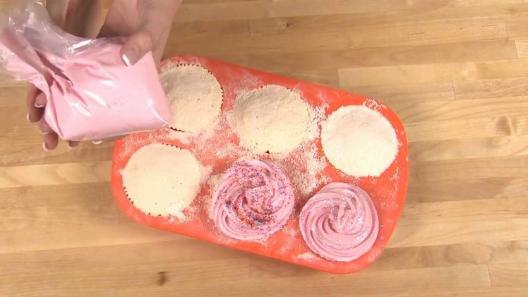 How to Make Bath Bomb Cupcakes on Soap Queen TV