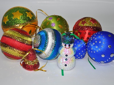 How to make Christmas ball ornament Ideas - DIY